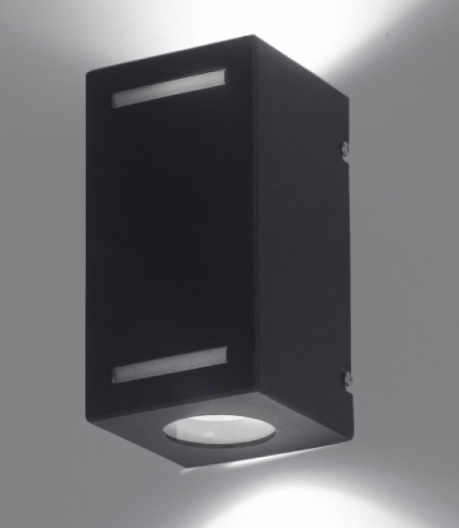 BIDIRECCIONAL GU10 NEGRO BOLONIA AP2700N/T